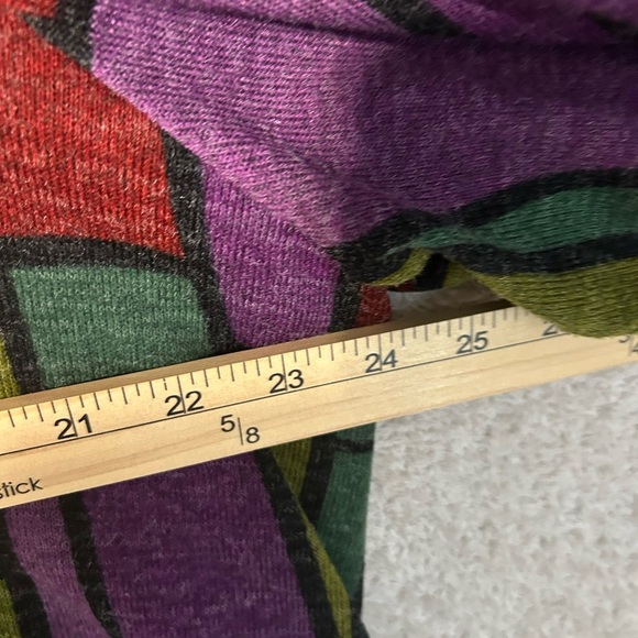 ALI MILES jacket blazer swing 3/4 sleeve geometric print lagenlook X-Large. - Picture 4 of 8